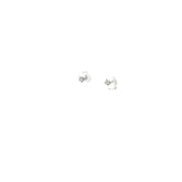 14k White Gold .15ct G SI1 Round Diamond stud earrings